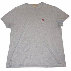 Burberry London mens XL grey crew shirt